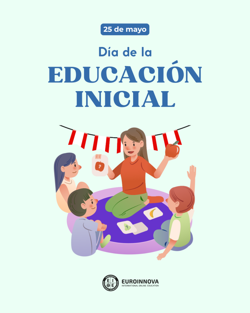 Cartel del Día de la Educación Inicial en Perú