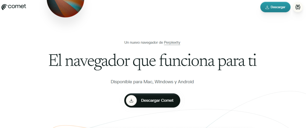 Comet Browser descargar