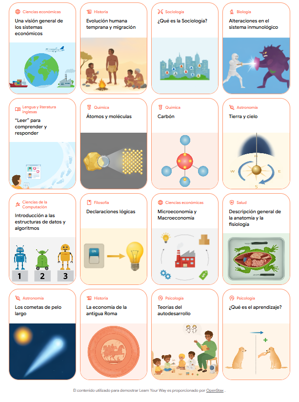 ejemplos de learn your way