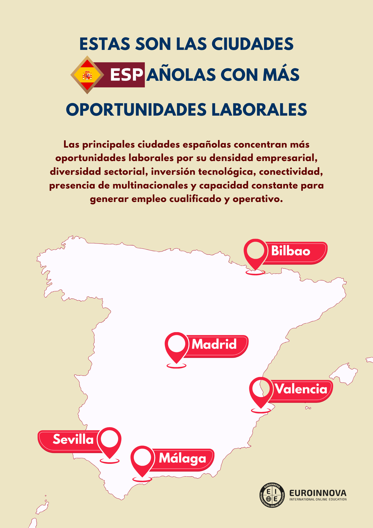 lista de ciudades españolas con más trabajo