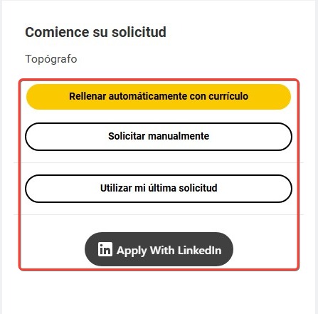 Rellenar datos inscripción oferta ferrovial