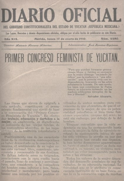 Primer Congreso Feminista de Yucatán
