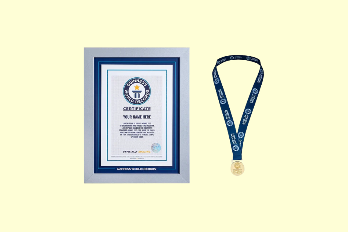 cuánto gana una persona que gana el Récord Guinness